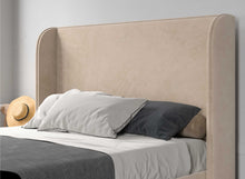 Load image into Gallery viewer, The Canvas Wingback Ottoman