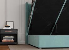 Load image into Gallery viewer, The Icon Wingback Ottoman