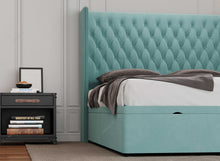 Load image into Gallery viewer, The Icon Wingback Ottoman