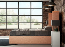 Load image into Gallery viewer, The Three Panel Wingback Ottoman