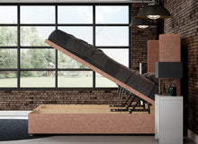 Load image into Gallery viewer, The Three Panel Wingback Ottoman