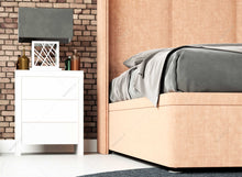 Load image into Gallery viewer, The Three Panel Wingback Ottoman