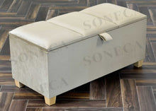 Load image into Gallery viewer, The Three Panel Ottoman Storage